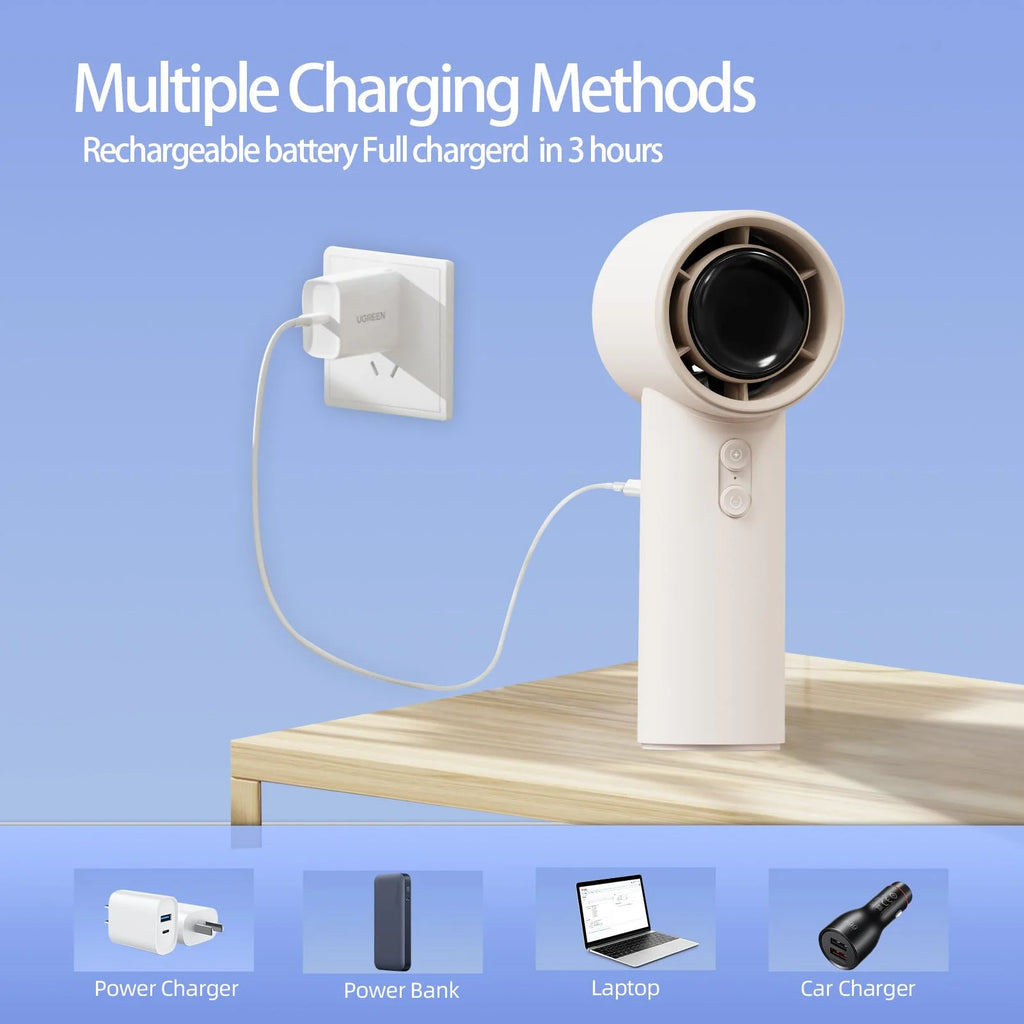 Portable Fan - Powerful Cooling Companion for On-The-Go Comfort