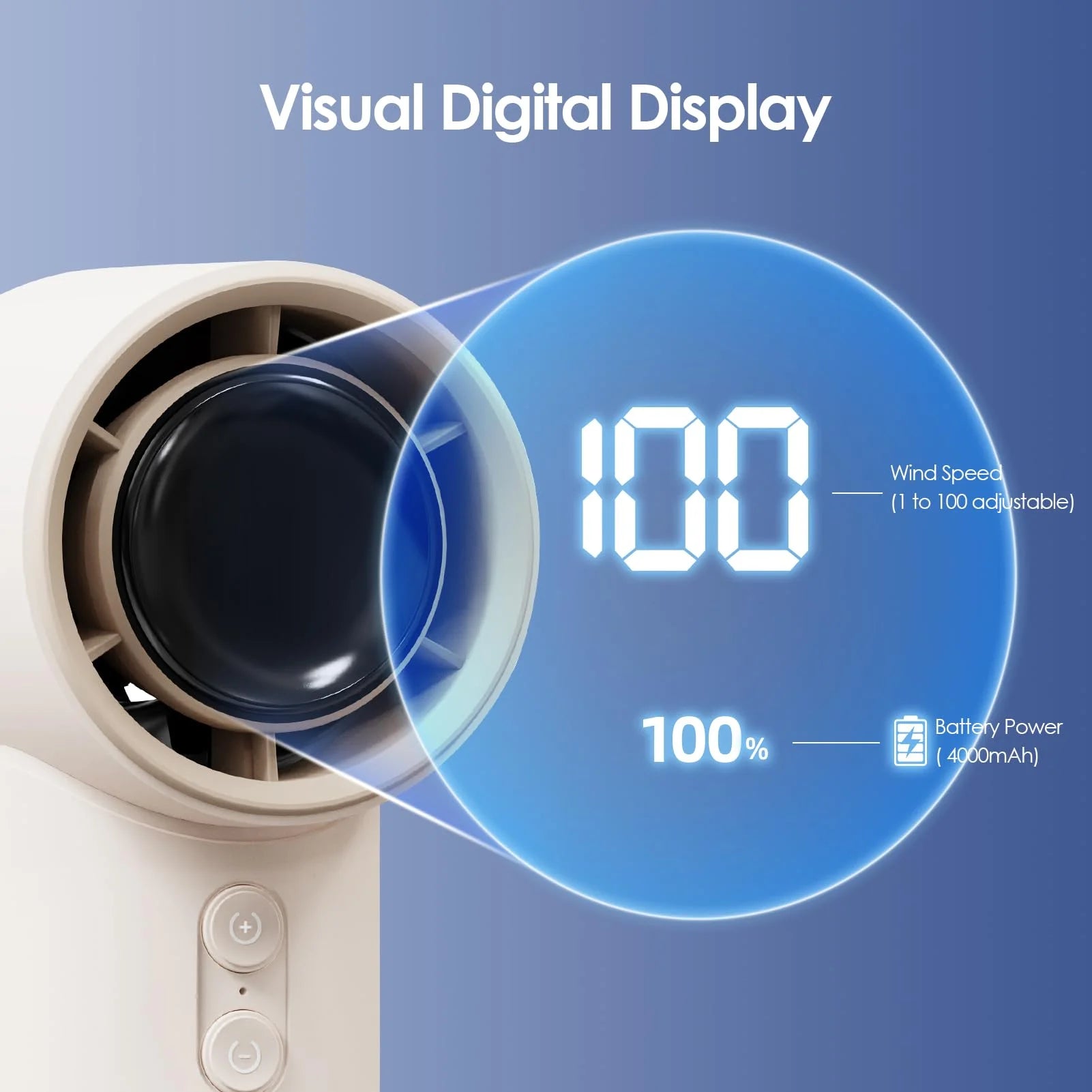 Portable Fan - Powerful Cooling Companion for On-The-Go Comfort