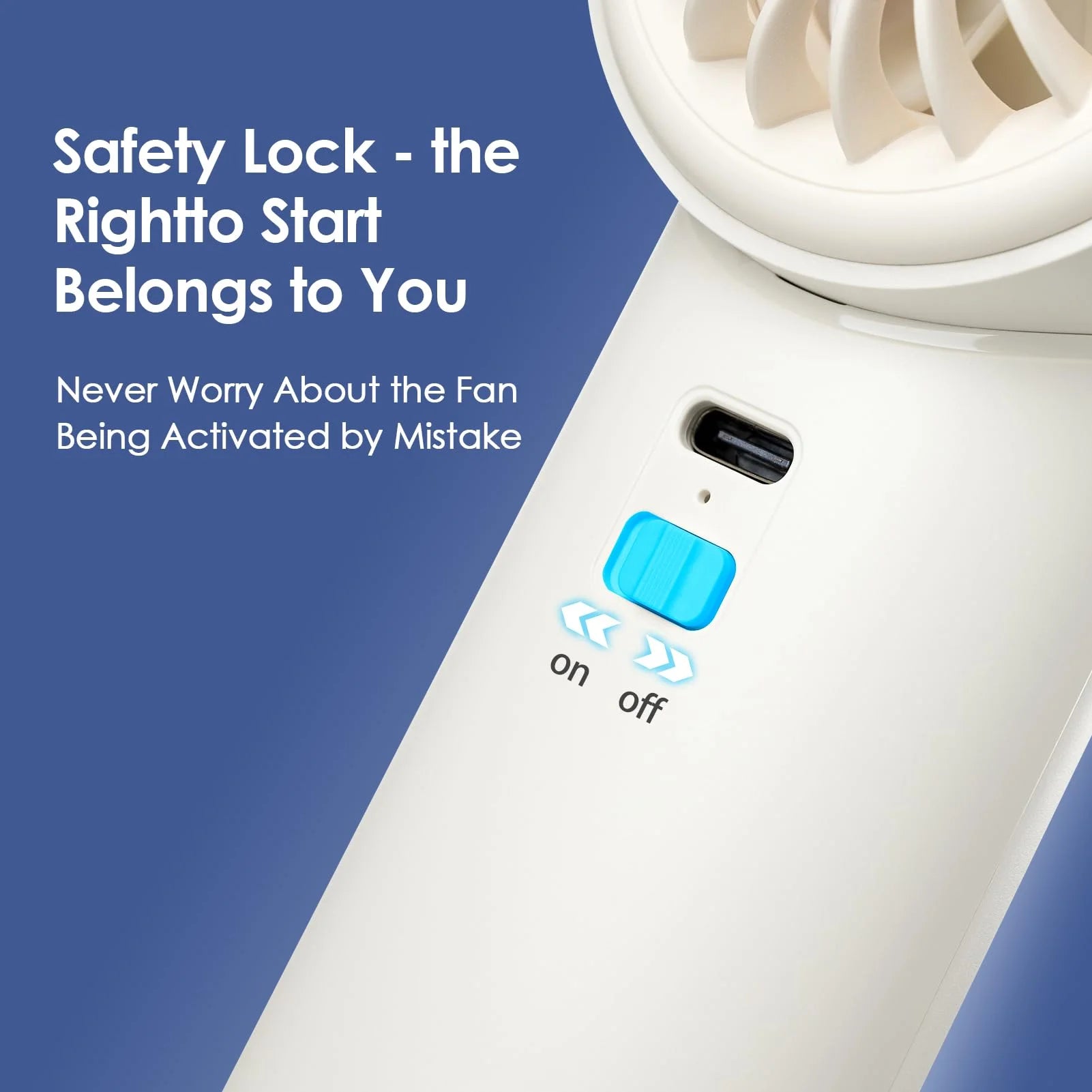 Portable Fan - Powerful Cooling Companion for On-The-Go Comfort